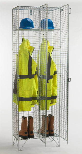 Secure Wire Mesh Lockers