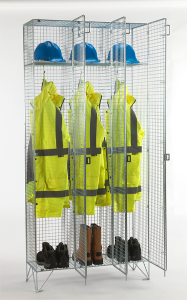 Secure Wire Mesh Lockers