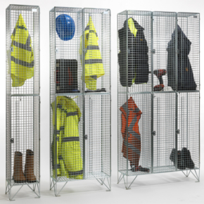 Secure Wire Mesh Lockers