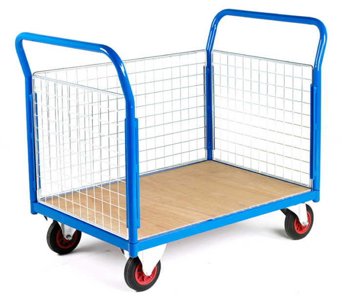 500 Series Platform Trollies with Mesh Panels