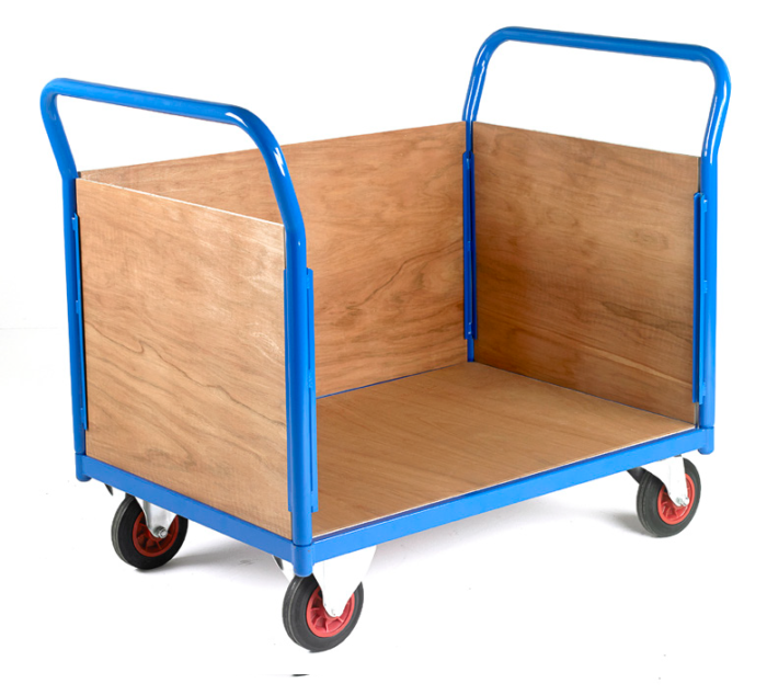 500 Series Platform Trolley with Timber Panels