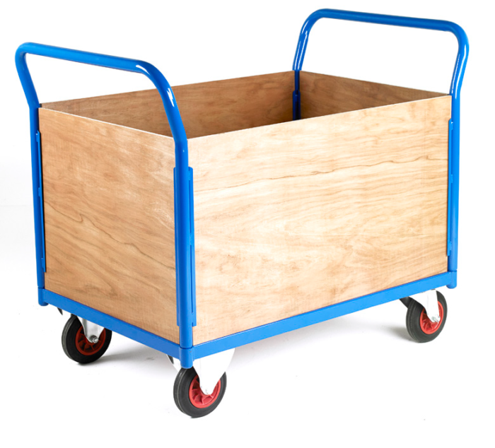 500 Series Platform Trolley with Timber Panels