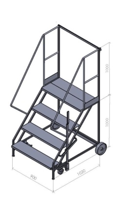 Mobile Lorry Access Steps