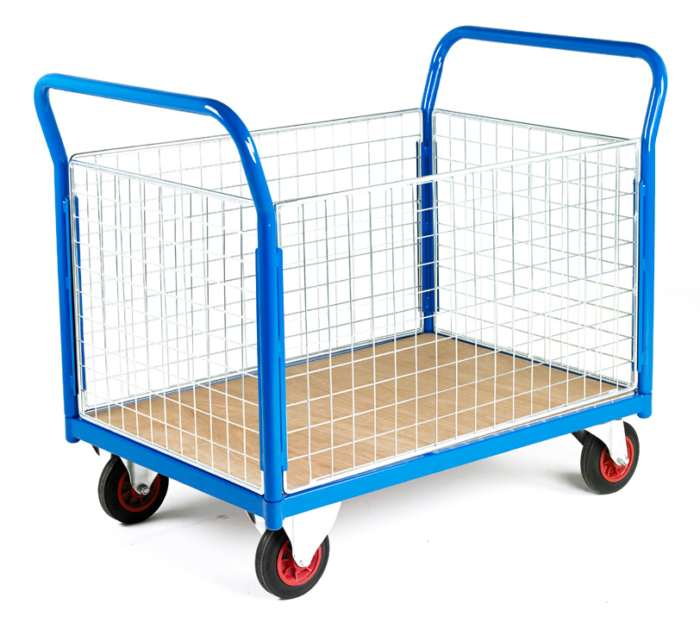 500 Series Platform Trollies with Mesh Panels