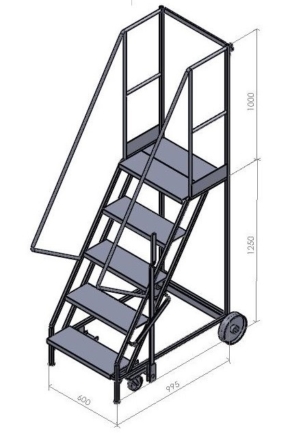 Mobile Lorry Access Steps