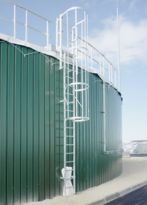 Aluminium Vertical Access Ladder Kits- Fixed with Hoops