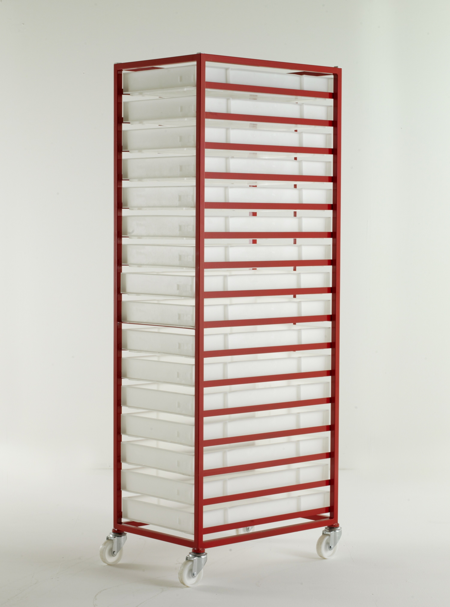 Mobile Tray Racks - White Food Grade Trays | Industrial Products