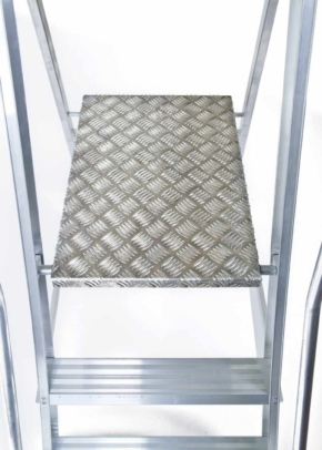 Lyte MagnaStep Extra Wide Step Ladders Aluminium