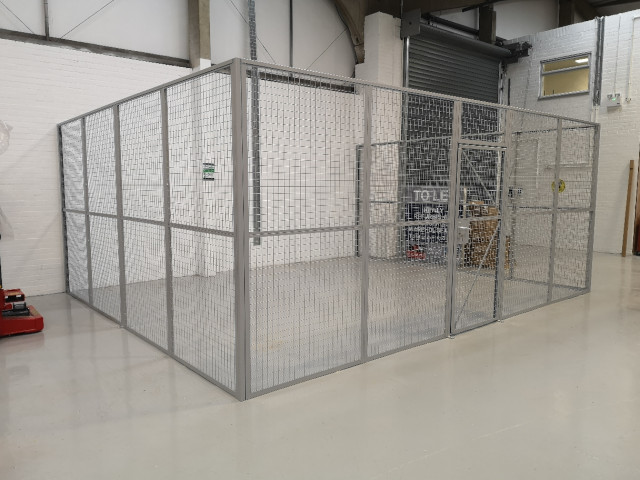 Eurocage Mesh Security Cage – Galvanised