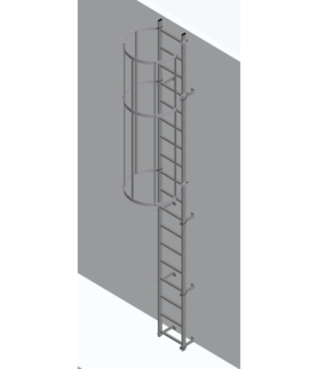 Galvanised Roof Hatch Access Cat Ladder