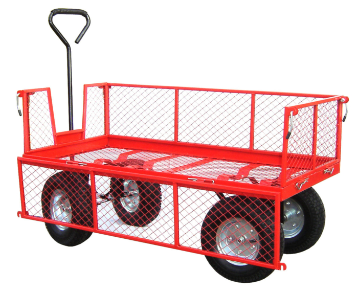 Single Ackerman Trailer with Folding Sides