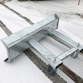 Fork Mounted Snow Plough