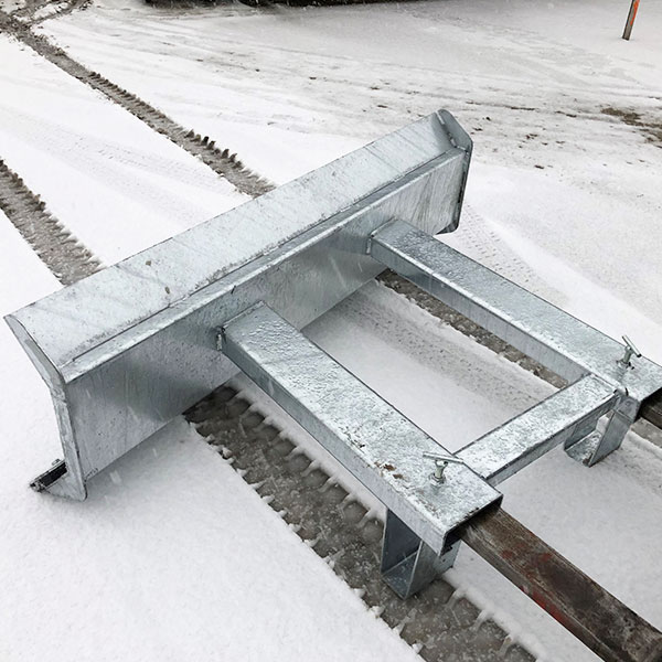 Fork Mounted Snow Plough