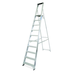 Lyte MagnaStep Industrial Aluminium Platform Step Ladders with Tool Tray