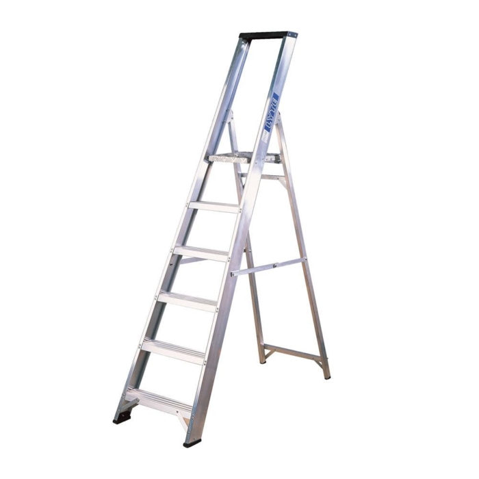 Lyte MagnaStep Industrial Aluminium Platform Step Ladders with Tool Tray