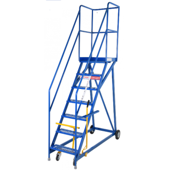 Steptek Quality Extra Heavy Duty Warehouse Ladder Narrow Base Model