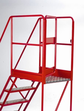 Steptek Quality Red Range Warehouse Ladders