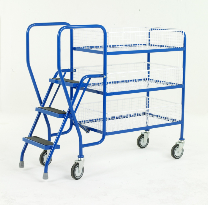 Step Tray Trolleys – 3 Step