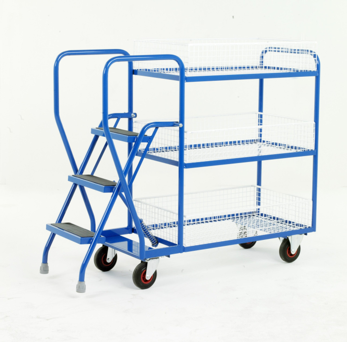 Step Tray Trolleys – 3 Step
