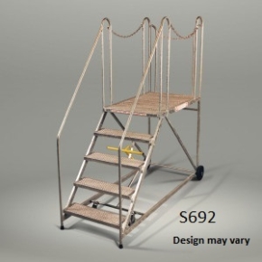 Easy Rise Steps with Truck/Dock Platform
