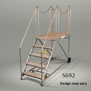 Easy Rise Steps with Truck/Dock Platform