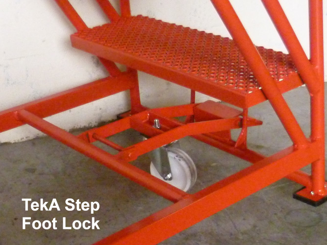 TekA Step Foot Lock Mobile Warehouse Safety Steps