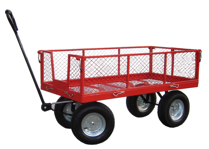 Single Ackerman Trailer with Folding Sides