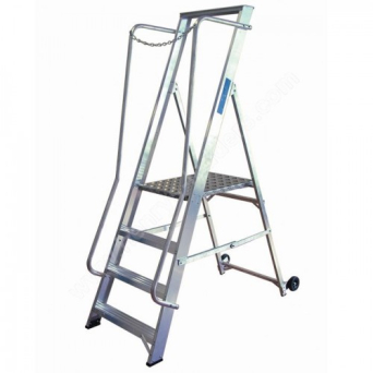 Lyte MagnaStep Extra Wide Step Ladders Aluminium