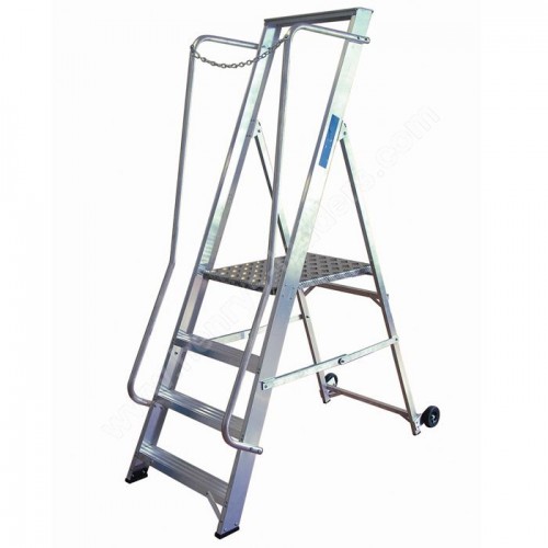 Lyte MagnaStep Extra Wide Step Ladders Aluminium