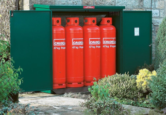 Approved Gas Storage Cage - 4 x 47KG Propane Cage