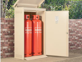 Approved Gas Storage Cage - 2 x 47KG Propane Cage