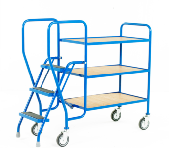 Step Tray Trolleys - 3 Step