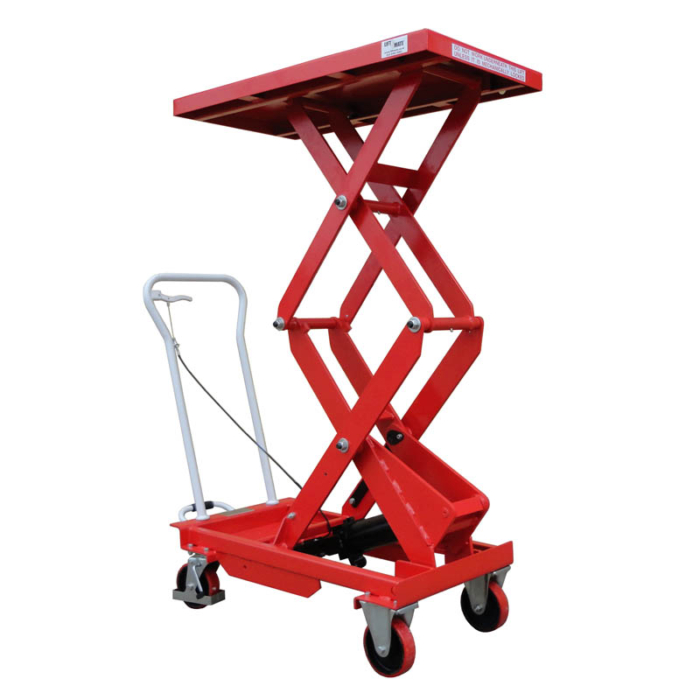Double Manual Scissor Lift Tables