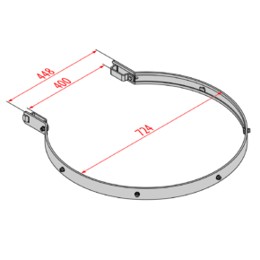 Aluminium Vertical Access Ladder Kits- Fixed with Hoops