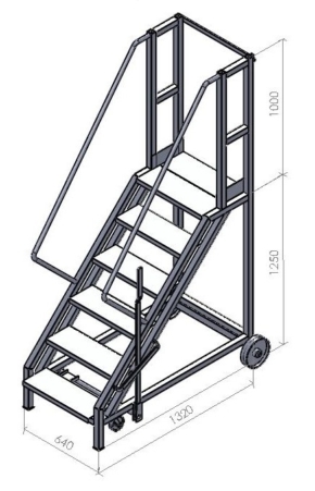Hercules Lorry Access Steps