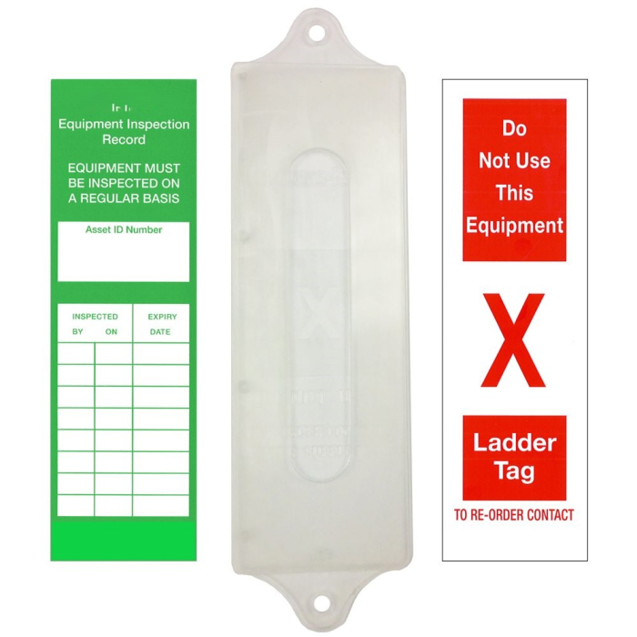 Ladder Tag Holder System
