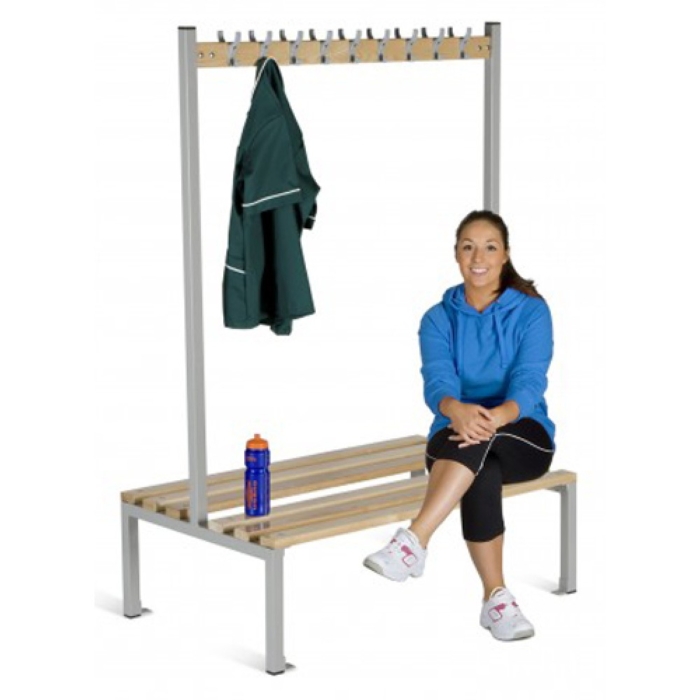 Elite Cloakroom Equipment – Double Sided Island Seat