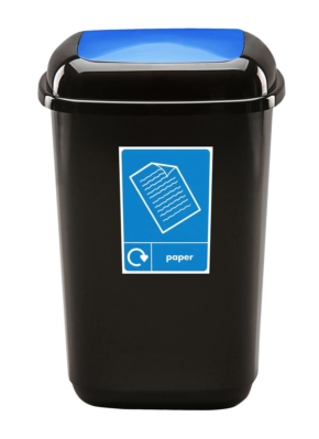 45 litre Plastic Push Lid Recycling Bin