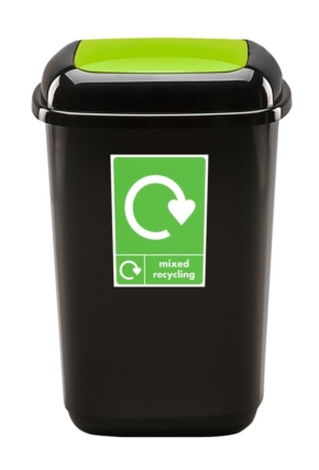 45 litre Plastic Push Lid Recycling Bin