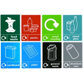 Freestanding Colour Coded Recycling Bins – Up to 75ltr