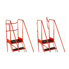 Steptek Quality Red Range Warehouse Ladders