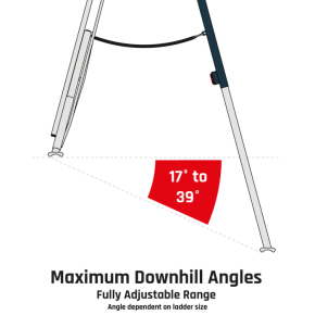 Henchman Tripod Garden Ladder -Fully Adjustable – 3 Adjustable Legs