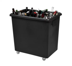 45 litre Plastic Push Lid Recycling Bin