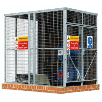Eurocage Mesh Security Cage - Galvanised