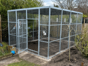 Nemesis Security Storage Cage – Lockable Mesh Metal Cage