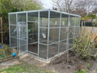 Nemesis Security Storage Cage - Lockable Mesh Metal Cage