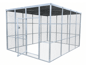 Nemesis Security Storage Cage - Lockable Mesh Metal Cage