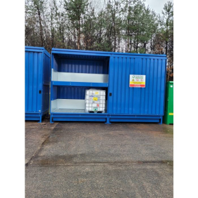 8 IBC Dual Purpose Bunded Storage Unit