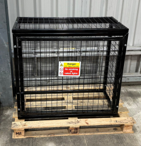Flat Pack Lockable Gas Cylinder Storage Cage