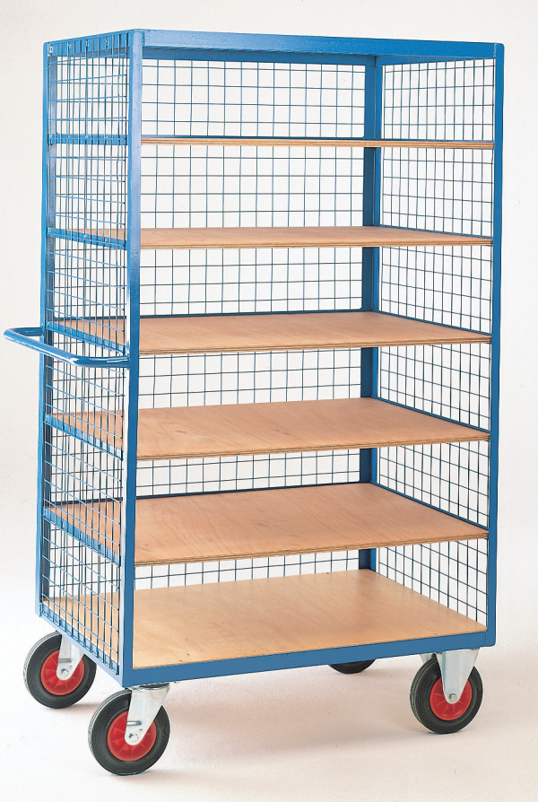 Shelf Truck with mesh cage